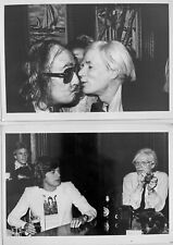 Andy Warhol Photo Postcards Salvador Dali Rolling Stones Mick Jagger 1977 1978 picture