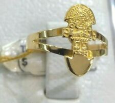 Solid Gold 18k - Peruvian tumi design ring   picture