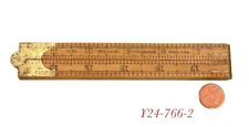 upgrade clean CS and Co CHAPIN NO 51 Boxwood Brass rule ruler tool picture