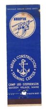 Matchbook: Naval Construction Training Center - Camp Lee-Stephenson (Seabees) picture