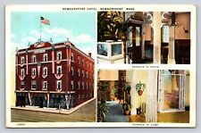 Newburyport Hotel Newburyport Massachusetts NBPT Vintage Postcard picture