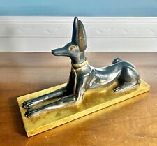 Vintage Egyptian Jackel Anubis Statue Artisans Guild International AGI RARE dog picture