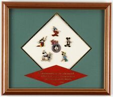 Vintage Disney 11.5x13.5 Custom Framed Pin Display picture