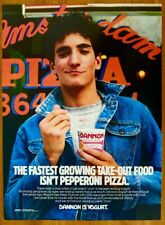 1988 Dannon Yogurt PRINT AD Fastest Growing Take Out  Food Isn't Pizza picture