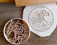Wave Ocean Water Salt Surfer Vacation Bubbles Sea Water Cookie Cutter picture