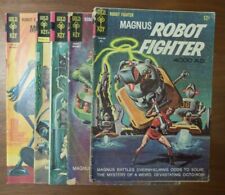 Magnus Robot Fighter Lot of 5 Issues #10 20 22 28 37 Gold Key Comics Silver Age picture