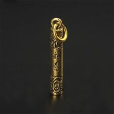 Pure Brass Monkey King Weapon Pendants Necklaces Keychain Waist Hanging Keyring picture