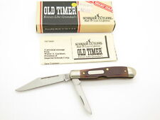 Vtg 1980s Schrade USA 72OT Dog Leg Jack Old Timer Folding 2 Blade Pocket Knife picture