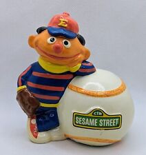 Sesame Street Ernie Baseball Vintage 1978 Gorham Piggy Bank Muppets Cute picture