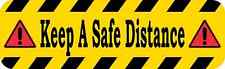 10X3 Keep A Safe Distance Sticker Business Caution Sign Stickers Wall Sign Decal picture