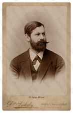 SIGMUND FREUD Young Psychiatrist Psychoanalyst Cabinet Card Photo RP picture