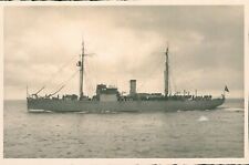1938 RPPC Postcard Meteor German Arctic Expedition Research Ship Signed Crew picture