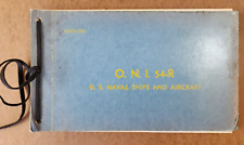 1942 WWII O.N.I. 54-R U.S. NAVAL SHIPS AND AIRCRAFT Specifications Manual picture