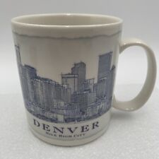 2007 Starbucks Denver Coffee Mug Mile High City Skyline 18 fl oz picture
