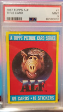 💥 1987 ALF Ser1 TITLE CARD #1 PSA 9 MINT THE PERFECT GIFT PERFECT GIFT 💥 picture