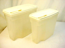 Vtg Rubbermaid 13 Cup & 1.3 Gal Servin Saver Cereal Storage Container # 2&3  Lid picture