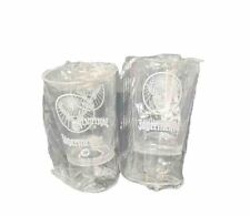 RARE Set Of 2 VTG Jagermeister Clear Plastic Shot Glasses Limited Edition NEW picture