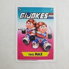Gi Jokes Two Max 4b Gi Joe Parody Crimson Twins 2022 Trading Card  picture
