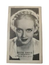Betty Davis Tobacco Card 1930's T84 Golden Grain, Housewives nice as shown picture