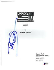 DOLPH LUNDGREN SIGNED ROCKY 4 SCRIPT DRAGO AUTHENTIC AUTOGRAPH BECKETT COA picture