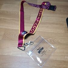 Universal Studios Wizarding World of Harry Potter Gryffindor Red Satin Lanyard picture
