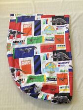 Vintage Jurassic Park Twin Fitted bed sheet Only 1992 Dinosaurs picture