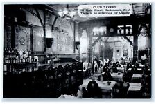 c1960's Club Tavern Interior Scene Hackensack New Jersey NJ Unposted Postcard picture