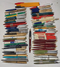 Lot of 60 Vintage Advertising Pens-Real Estate/Banks/Insurance/Amway/Lumber picture