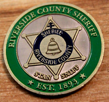 VERY RARE Riverside County Sheriff Office Pistol Team 1,75