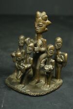 African Bronze Group, Queen with dignitaries - ASHANTI, AKAN Tribe, Ghana TRIBAL picture