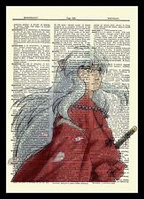 Inuyasha  Anime Dictionary Art Print Poster Picture Manga Book  picture