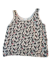 Vintage Mickey Mouse All Over Print Tank Top Women's Fit L/7 Walt Disney Co. picture