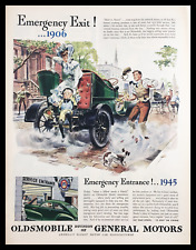 1945 Oldsmobile Emergency Exit 1906 Vintage Print Ad picture