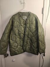 USGI Military Cold Weather Coat M-65 Jacket Liner, OD, Size Large - New Other picture