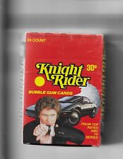 1982 Knight Rider Donruss Trading Card box, open, 20 Packs 20 opened packs picture