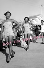 Vintage 1950's Photo Reprint of Pretty African American Black Women in Swimsuits picture