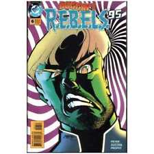 R.E.B.E.L.S. (1994 series) #6 in Near Mint condition. DC comics [w/ picture