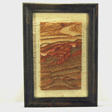 Vintage Kanab Utah Wonderstone Natural Sandstone Framed Art size (8