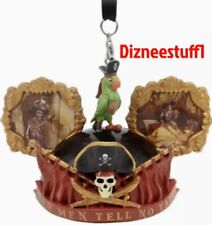 Disney Parks Pirates of Caribbean Attraction Mickey Ear Hat Holiday Ornament New picture