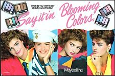 1985 Maybelline blooming colors make-up teen girls 4 photo Print Ad   ads17 picture