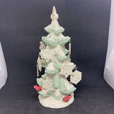 Lenox Holiday Traditions Snowflake Tree Rare 2007 10 1/4” W 12 Ornaments READ picture