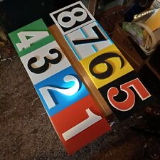 Greyhound Racing Numbers 3D Signs 1-8. 6