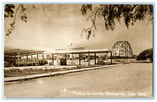 c1950's View To The Garita Matamoros Tamaulipas Mexico RPPC Photo Postcard picture