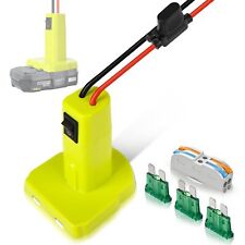 Upgrade Power Wheels Adapter for Ryobi 18V Battery,Built-in Switch,12 AWG Wir... picture