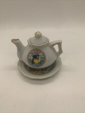Vintage 1977 Sea World “Shamu”Souvenir Saucer And Teapot picture