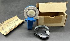 Vintage Mini Handheld Dymo Label Maker Small Blue Embosser With Box & Manual picture