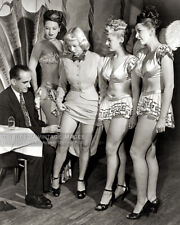 NYC Showgirls Get Vaccinated - Vintage 1947 Photo - Billy Rose Nightclub Dancers picture