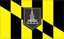5X3 Baltimore Maryland Flag Magnet Vinyl Magnetic Truck Magnets Car Bumper Flags picture
