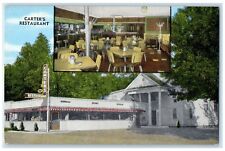 c1940 Carter's Restaurant Lone Oak Road Exterior View Paducah Kentucky Postcard picture