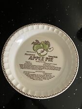 Rare Version 1983 Royal China Co Microwave Deep Dish Apple Pie 11” picture